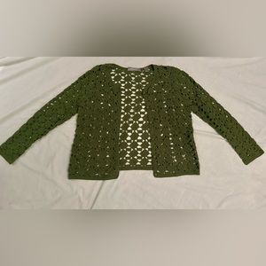 ⭐️⭐️⭐️Liz Claiborne Crochet Cardigan
